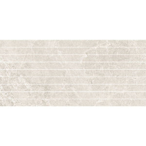 DSS Tile MAC0074 PIETRA MILK STRIP MOSAIC 28X600MM STRIPS 300X600X10MM PT01M4