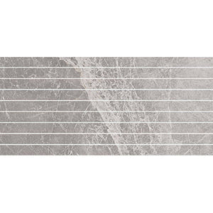 DSS Tile MAC0076 PIETRA LEADEN STRIP MOSAIC 28X600MM STRIPS 300x600X10 PT03M4