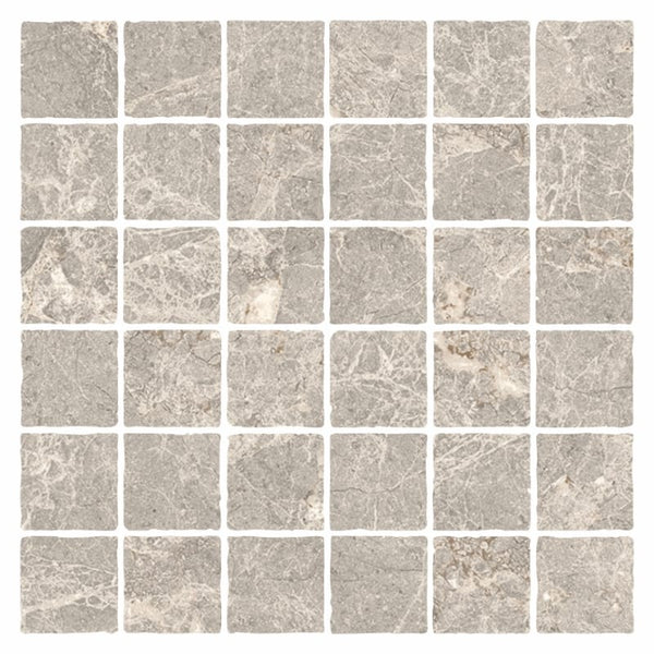 DSS Tile MAC0083 PIETRA SAND TUMBLE MOSAIC 48X48 298X298MM PT02M7