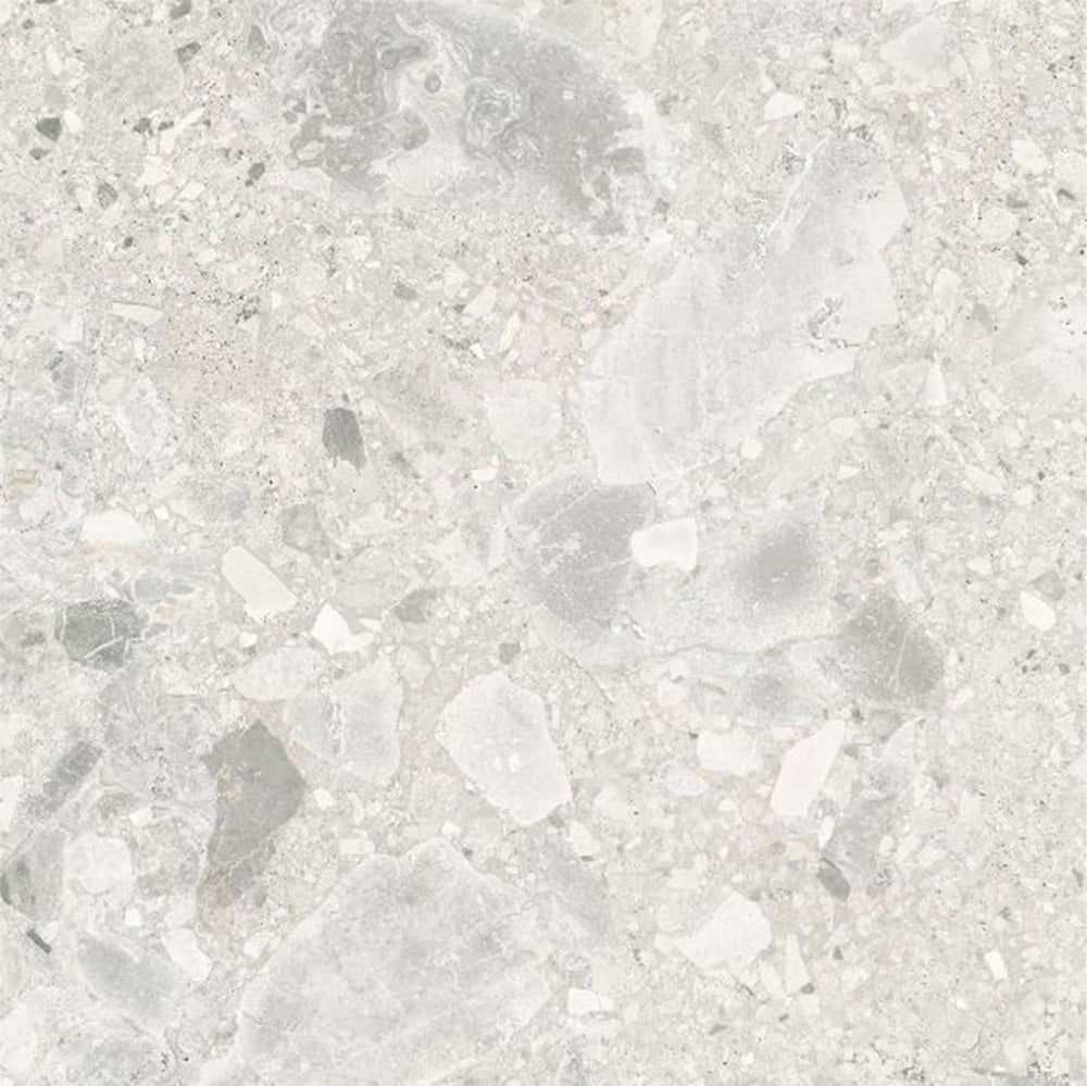 DSS Tile MG0001	VERONA WHITE TERRAZZO MATT RECTIFIED 600X600MM TZ6001