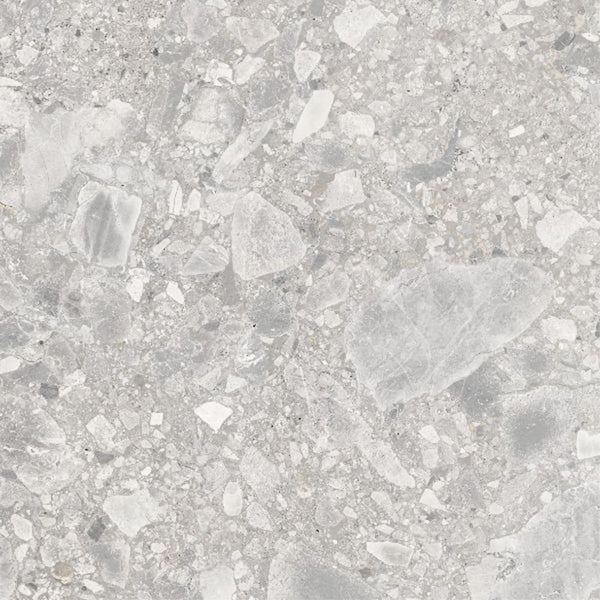 DSS Tile MG0002	VERONA SILVER TERRAZZO MATT RECTIFIED 600X600MM TZ6002