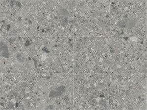 DSS Tile MG0003	VERONA DARK GREY TERRAZZO MATT RECTIFIED 600X600MM TZ6003