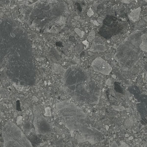 DSS Tile MG0004	VERONA CHARCOAL TERRAZZO MATT RECTIFIED 600X600MM TZ6004