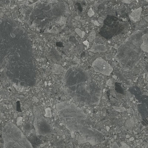 DSS Tile MG0004	VERONA CHARCOAL TERRAZZO MATT RECTIFIED 600X600MM TZ6004