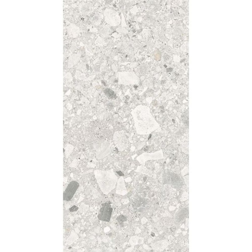 DSS Tile MG0007	VERONA WHITE TERRAZZO MATT RECTIFIED 300X600MM TZ6301