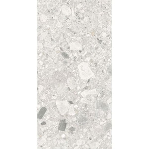 DSS Tile MG0007	VERONA WHITE TERRAZZO MATT RECTIFIED 300X600MM TZ6301