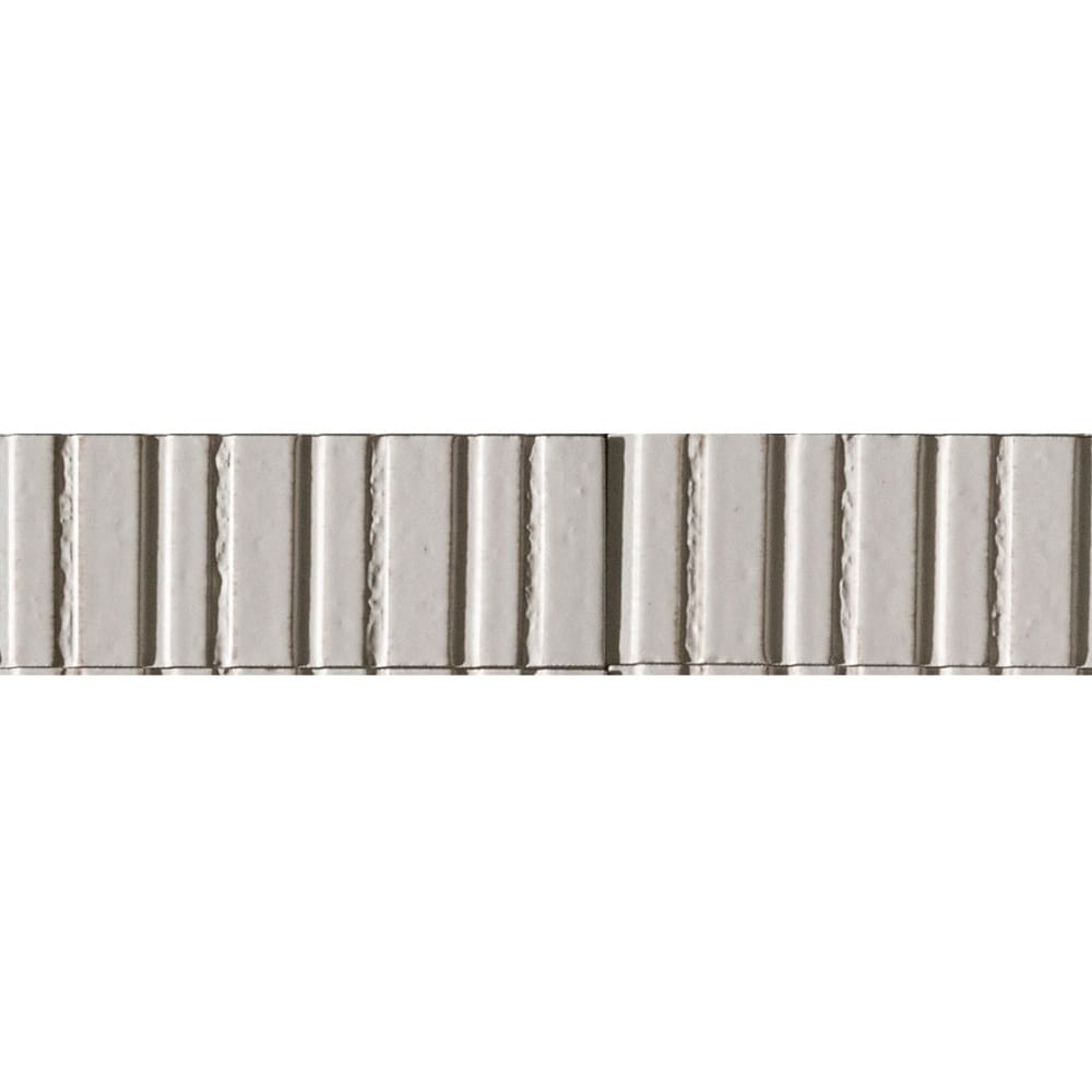 DSS Tile RAG0011 GLACE BIANCO GLOSS STRUCTURE 3D RAYE 75X200MM 00RAEL52 Made in Spain