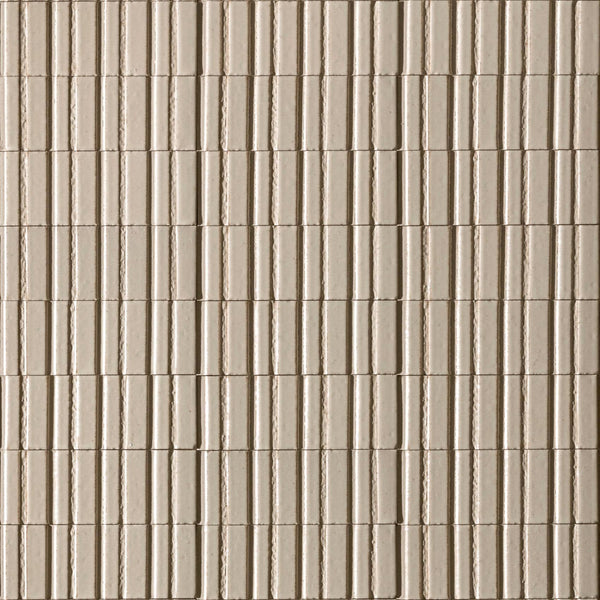 DSS Tile RAG0013 GLACE MASTICE GLOSS STRUCTURE 3D RAYE 75X200MM 00RAEM52 Made in Spain