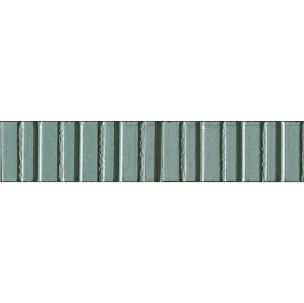 DSS Tile RAG0017 GLACE TURCHESE GLOSS STRUCTURE 3D RAYE 75X200MM 00RAEP52 Made in Spain