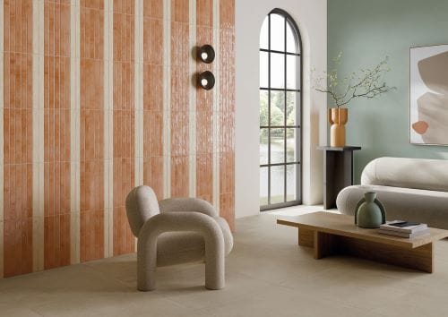DSS Tile RON0004 COLORS SUBWAY SALMON GLOSS 48X450MM J92080