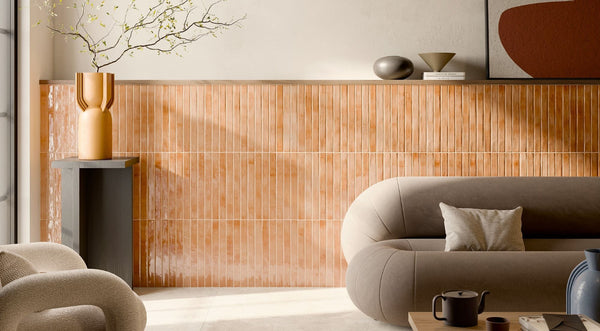 DSS Tile RON0004 COLORS SUBWAY SALMON GLOSS 48X450MM J92080