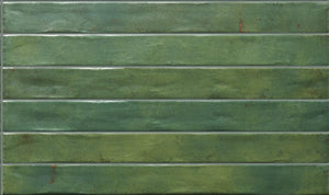 DSS Tile RON0010 GRAFFITI SUBWAY GREEN SATIN 48X450MM J92634