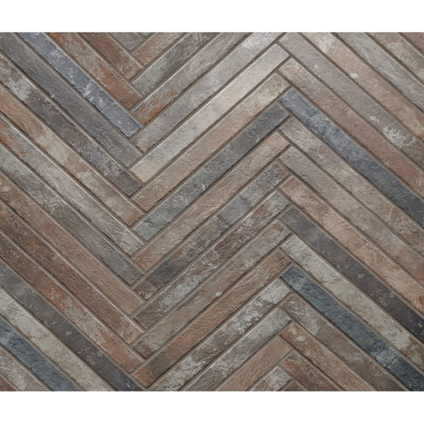 DSS Tile RON0018 HARLEM MULTICOLOR BRICK SUBWAY 48X450MM J92494