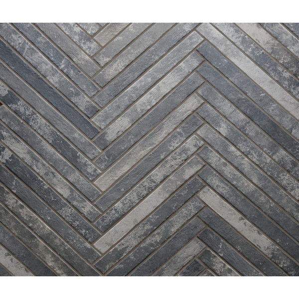 DSS Tile RON0019 HARLEM DARK GREY BRICK SUBWAY 48X450MM J92492