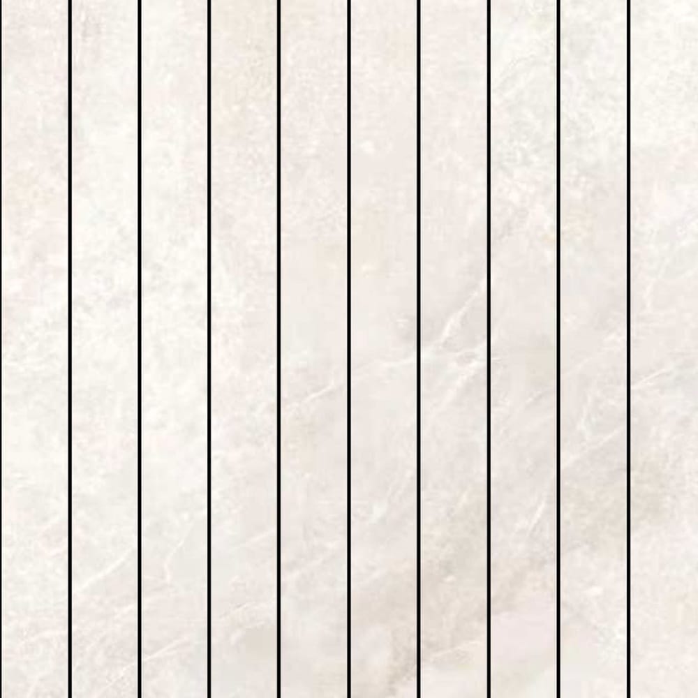 DSS Tile XIN0041	ALBA CREAM STRIP MOSAIC 28X298MM STRIPS 298X298MM M822H-M2