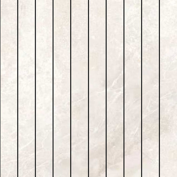 DSS Tile XIN0041	ALBA CREAM STRIP MOSAIC 28X298MM STRIPS 298X298MM M822H-M2