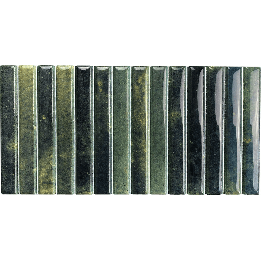 Dune Tile 188861 DUNE KIT-KAT MOSAIC GRASS GLOSSY 115X231mm