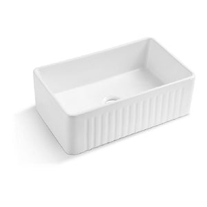 ECT Sinks BS 7645 Single Bowl Ceramic Butler Sink