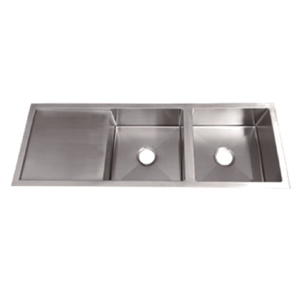 ECT Sinks SS 1346 IMPACT DOUBLE BOWL SINK WITH DRAINER