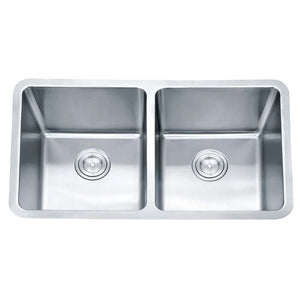 ECT Sinks SS 7946A IMPACT UNDERMOUNT DOUBLE SINK Capacity: 2x32L