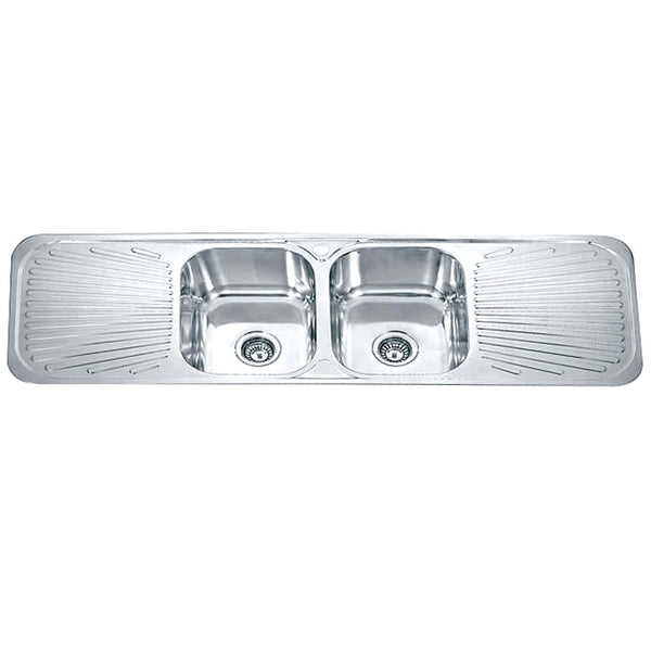 ECT Sinks SS F1-1 DANTE Double with Double Drainer