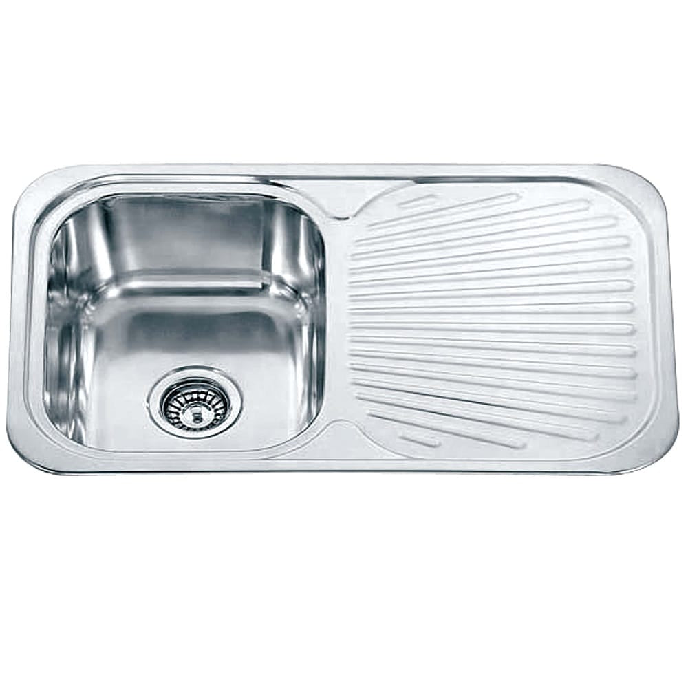 ECT Sinks SS F77AP DANTE Single Bowl with Drainer