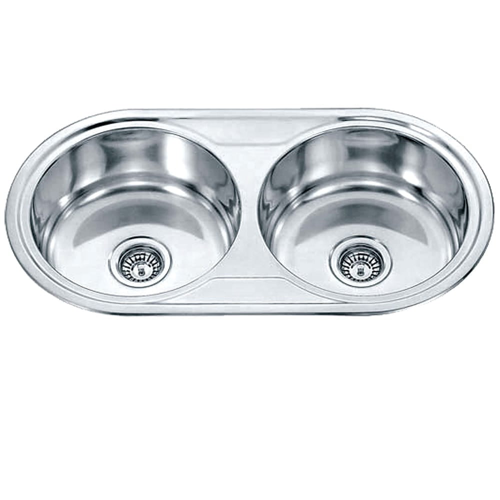 ECT Sinks SS LL89L DANTE Double Bowl Capacity: 2x20L
