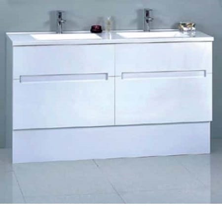 ECT Vanities BELLA 1500 Vanity with Double Bowls Ceramic Top