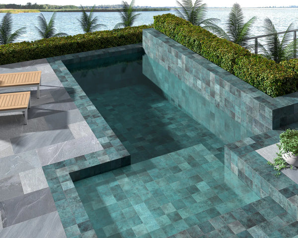 Elite Importers Tile 188827 TAHITI TURQUOISE GLOSSY 147X147