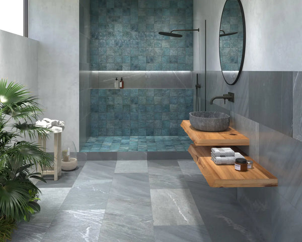 Elite Importers Tile 188827 TAHITI TURQUOISE GLOSSY 147X147