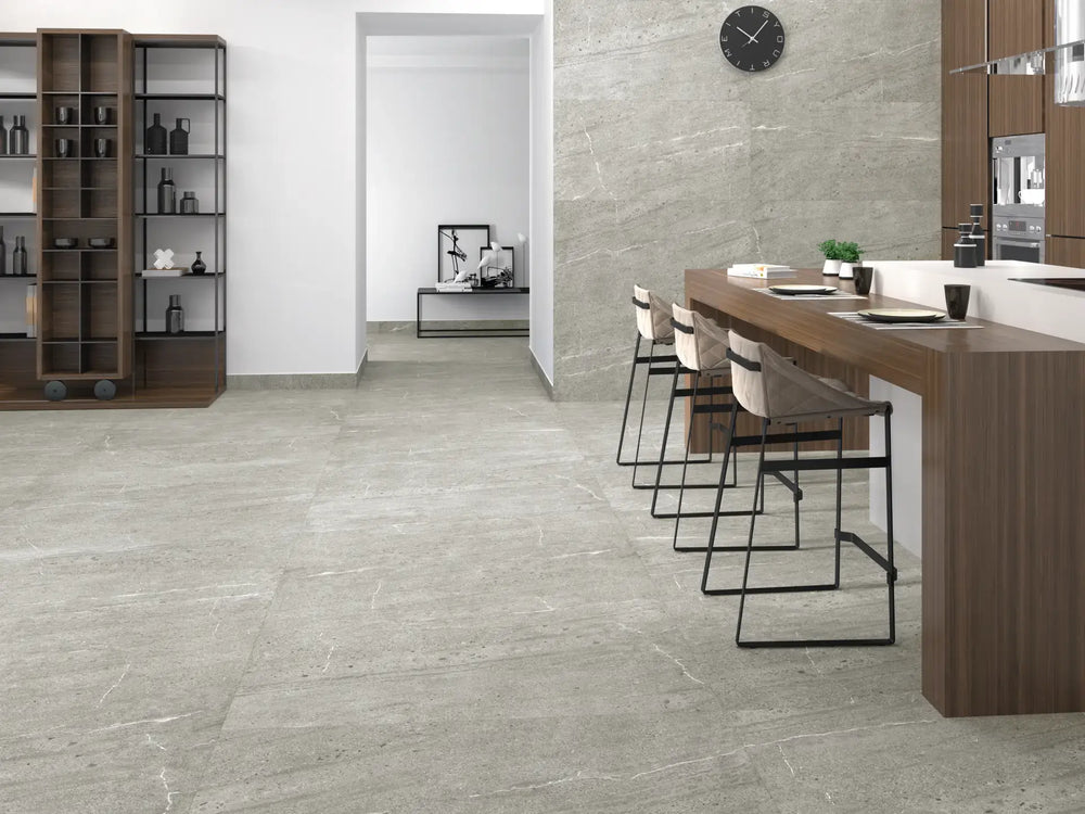 Emporio Grey Matt R10 Stone Look Tile 600X1200mm