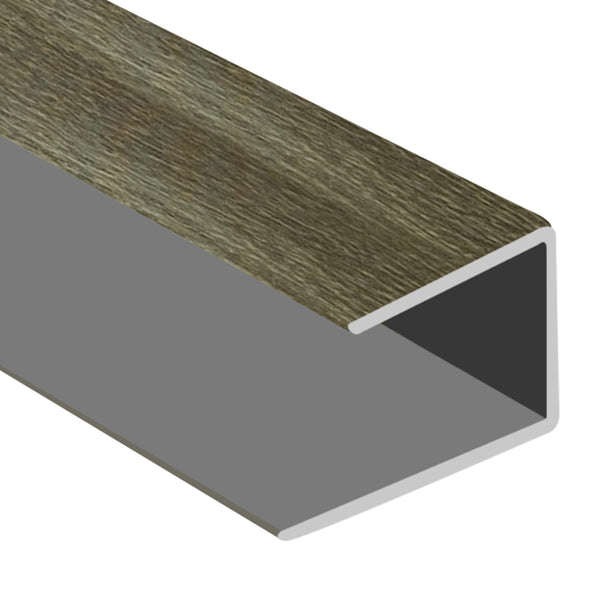Timber Flooring Metal Senior End Trim - DO SMOKED