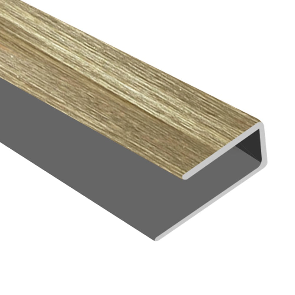 Timber Flooring Metal Junior End Trim - CC WEATHERED OAK