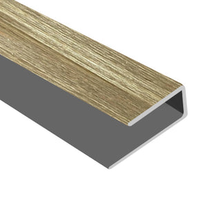 Timber Flooring Metal Junior End Trim - CC WEATHERED OAK