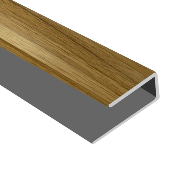 Timber Flooring Metal Junior End Trim - EL WHITE OAK