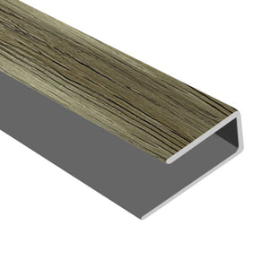 Timber Flooring Metal Junior End Trim - WHITE STONE