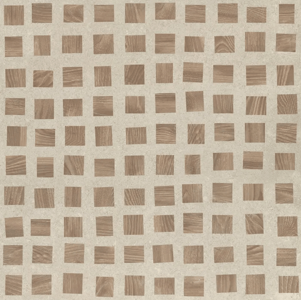 EST Tile 01164	 PIEMME 60X60 BITS PEARL GRAY QUAD NAT/RET MADE IN ITALY