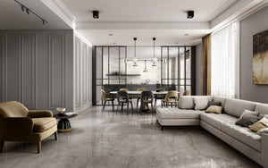 EST Tile EST 02573 PIEMME 600X600MM MAJESTIC SUPREME GREY NAT/RET MADE IN ITALY
