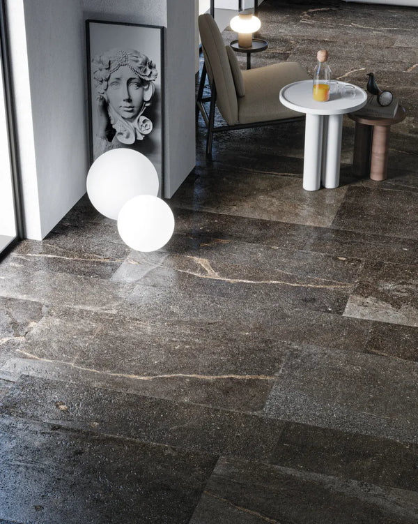 EST Tile EST 03975A PIEMME600x1200MM IBLA NERA NAT/RET MADE IN ITALY