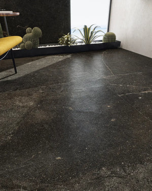 EST Tile EST 03983A PIEMME 600x600MM IBLA NERA NAT/RET MADE IN ITALY