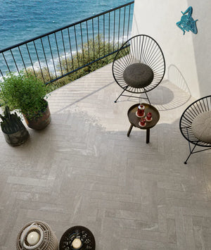 EST Tile EST 04017 PIEMME 10X53 IBLA CHEVRON COLOFONIA NAT/RET MADE IN ITALY