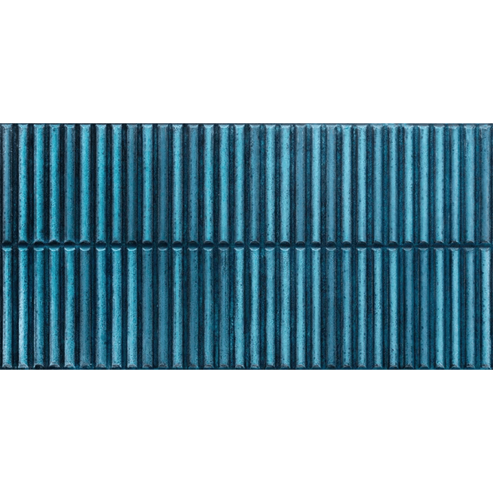 EST Tile EST 05232 PIEMME 300x600MM HOMEY STRIPES BLUE GLOSSY MADE IN ITALY