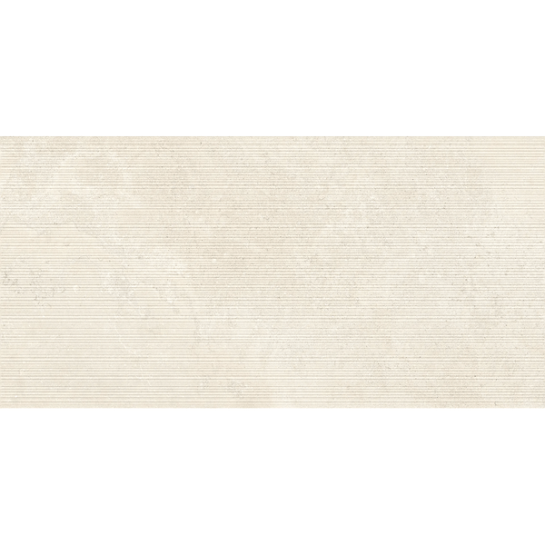EST Tile EST 05598A PIEMME 600x1200MM LIMESTONE RIBBED ITALIAN WHITE NAT/RET MADE IN ITALY