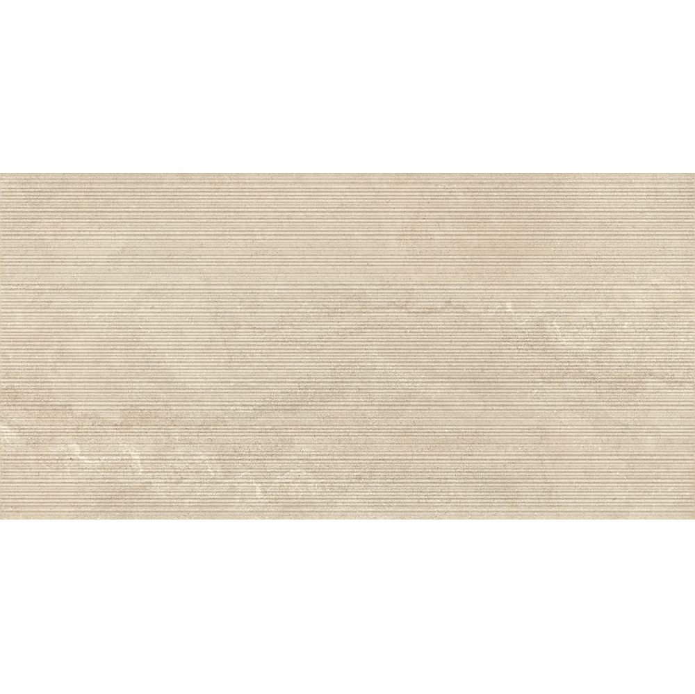 EST Tile EST 05599A PIEMME 600x1200MM LIMESTONE RIBBED FRENCH BEIGE NAT/RET MADE IN ITALY