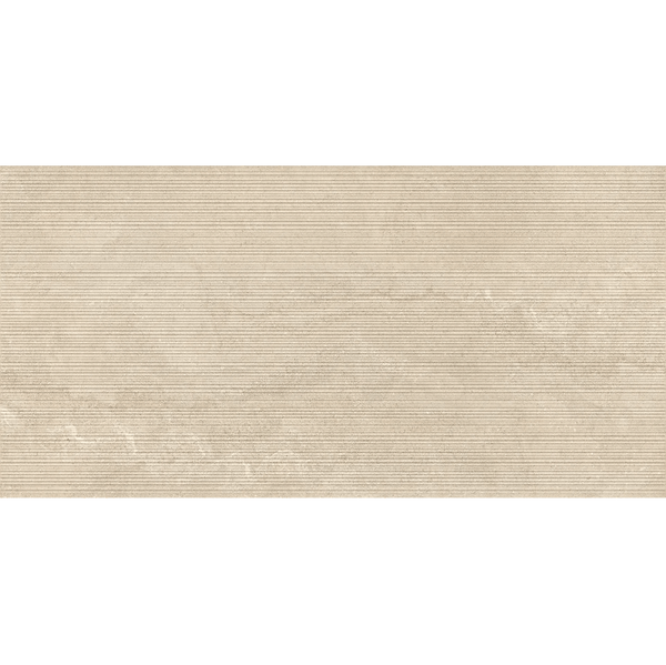 EST Tile EST 05599A PIEMME 600x1200MM LIMESTONE RIBBED FRENCH BEIGE NAT/RET MADE IN ITALY