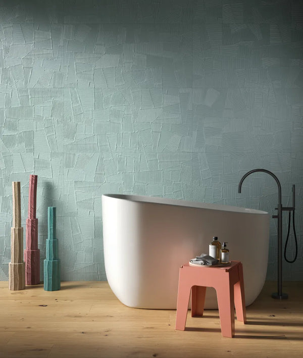 EST Tile EST 06071 PIEMME 600X1200MM HOMEY PAPER CLAY VERDE MADE IN ITALY