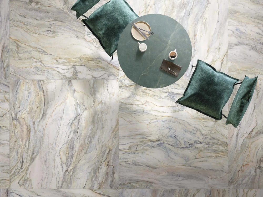 Sensi Nuance Quarzite Fusion Lux3D Stone Look Tile 1200x1200mm