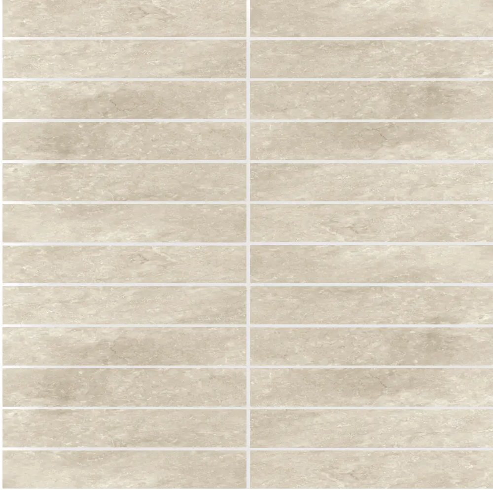 ET Tile VENBEIFIN	VENT BEIGE MATT FINGER MOSAIC 23X148