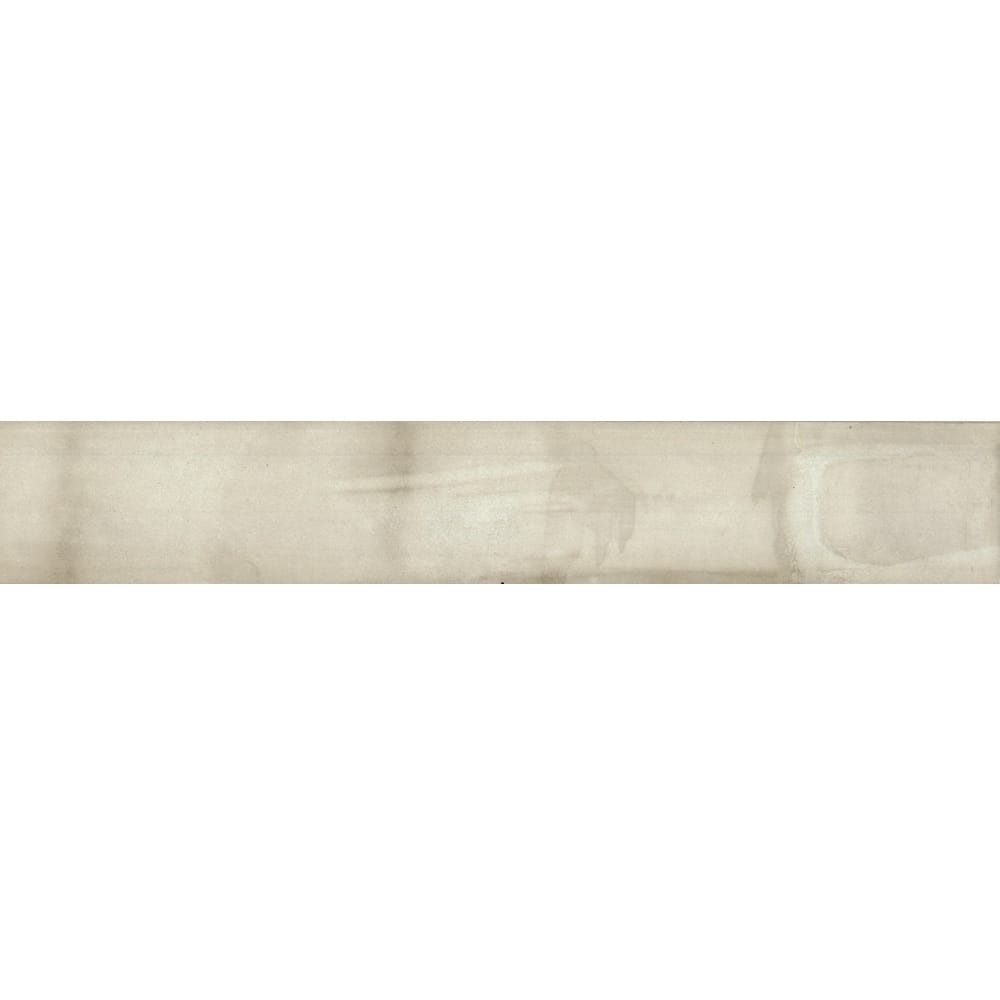 EV Tile IT-BRU-WB-37061  Brush Italian Porcelain Tile White Bone 370x61x6 Glossy