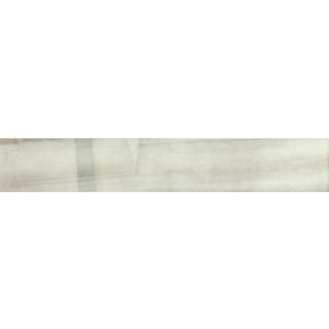 EV Tile IT-BRU-WD-37061 Brush Italian Porcelain Tile White Dust 370x61x6 Glossy